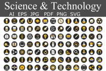 Science and Technology Vector Icon SVG EPS AI Screenshot 4