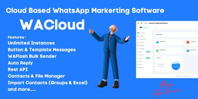 WACloud - Cloud Based WhatsApp Marketing Software 