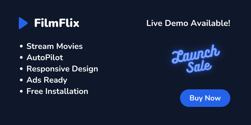 FilmFlix PHP Script