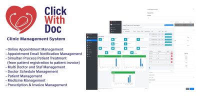 ClickWithDoc - Clinic Management Sytem