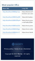 Shorty - URL Shortener with no database Screenshot 3