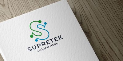 Supretek Letter S Logo