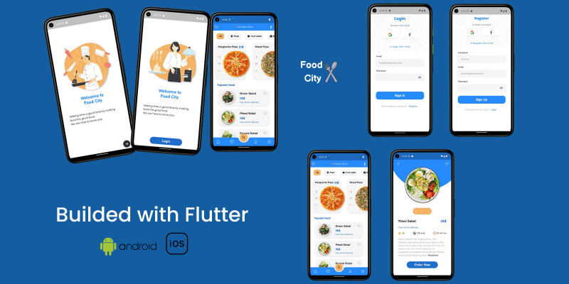 Food App - Flutter UI KIt