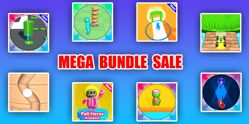 Mega Bundle Sale - 8 Top Trending Unity Games