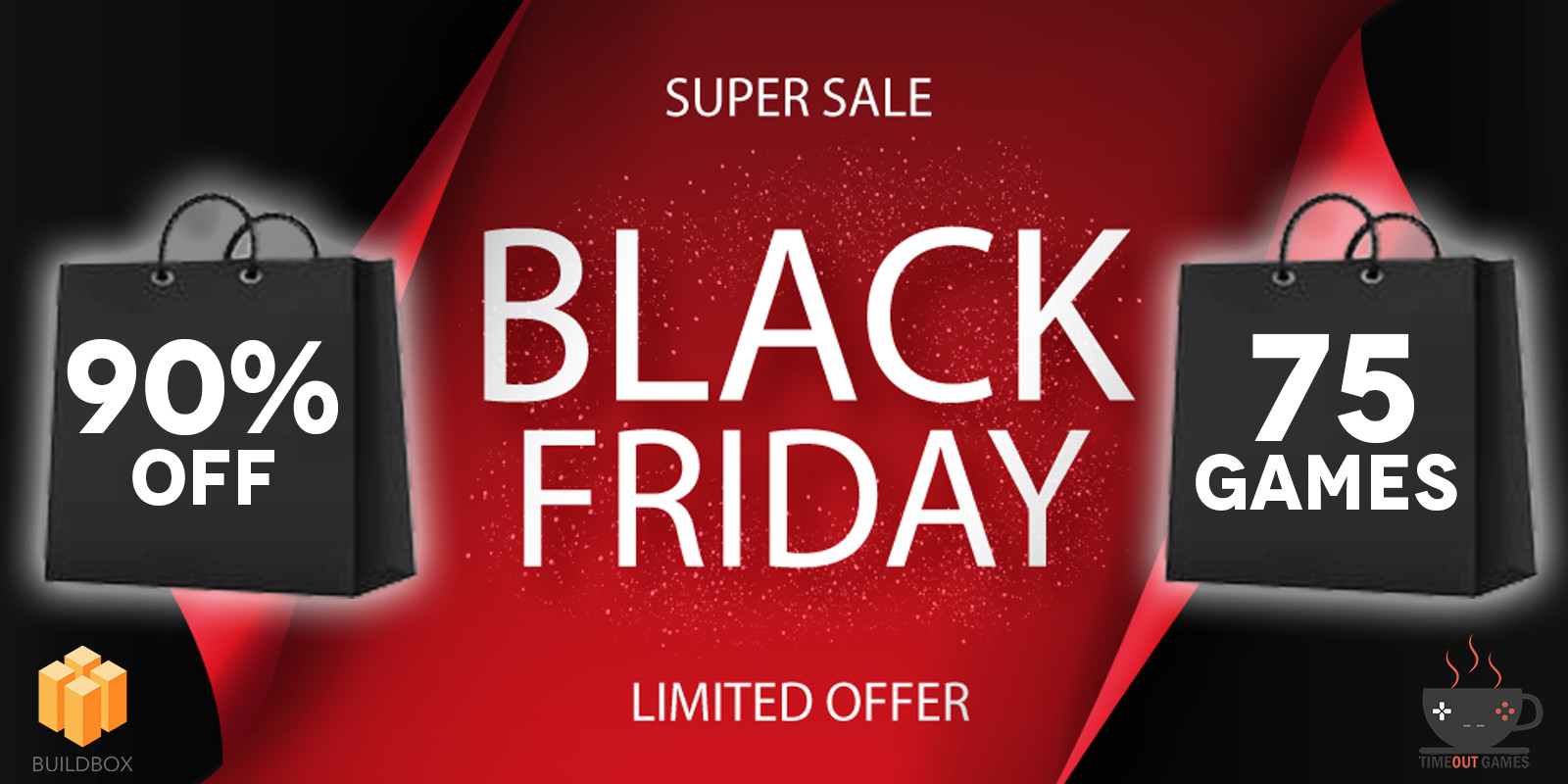 Black Friday Special Deal 75 Full Buildbox Games by TimeoutGames