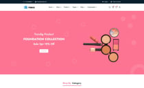 Rocs - Fashion And Cosmetic Store HTML Template Screenshot 2