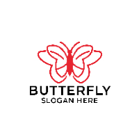Butterfly Animal Pro Logo