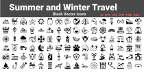 Winter and Summer Travel Icons Pack Screenshot 1