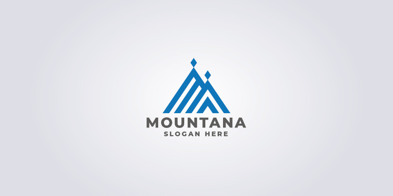 Mountana Letter M Logo