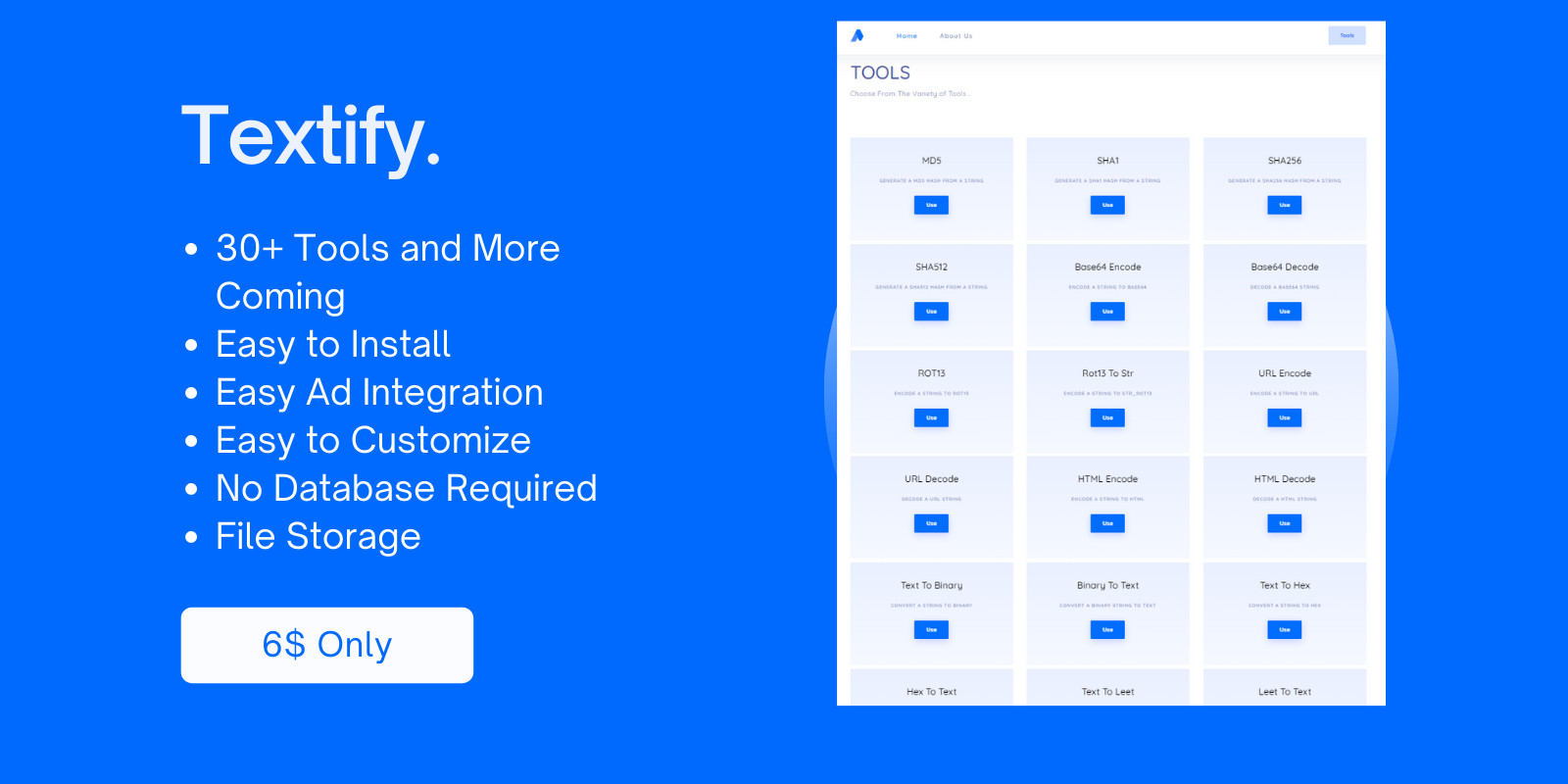 Textify - Text Utility Script by Vlofer | Codester