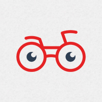 Nerd Bike Logo Template