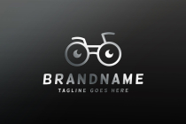 Nerd Bike Logo Template Screenshot 2