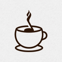 Music Coffee Logo Template