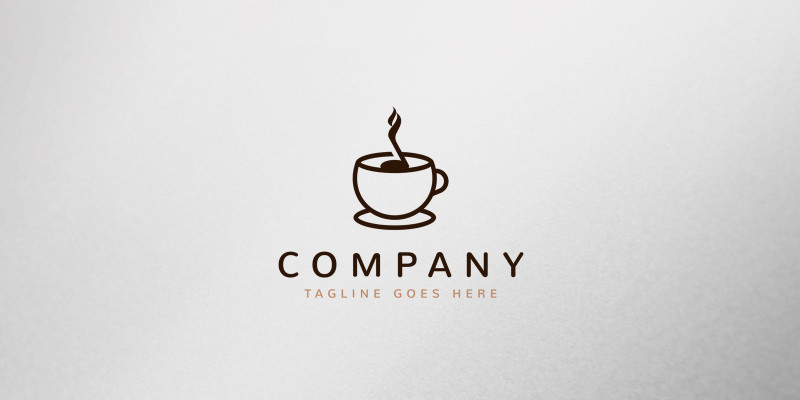 Music Coffee Logo Template