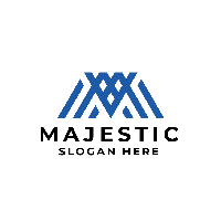 Majestic Letter M Pro Logo