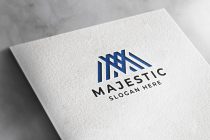 Majestic Letter M Pro Logo Screenshot 2