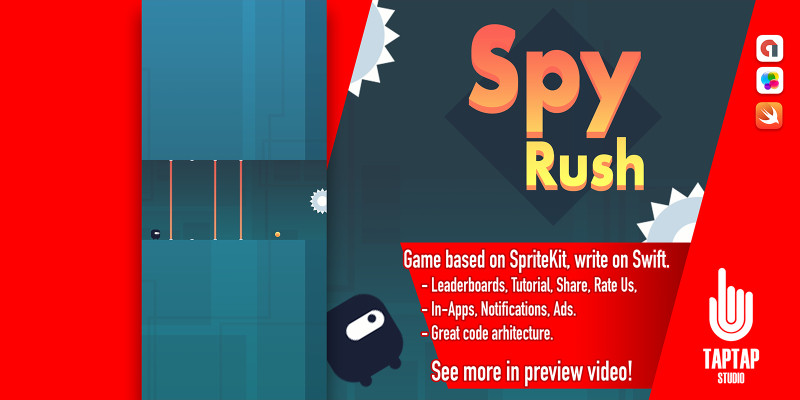 Spy Rush iOS Source Code