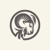 Angry Bighorn Logo Template 