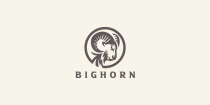 Angry Bighorn Logo Template  Screenshot 1
