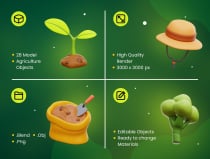Agrimate - Agriculture 3D Icons Pack Screenshot 1