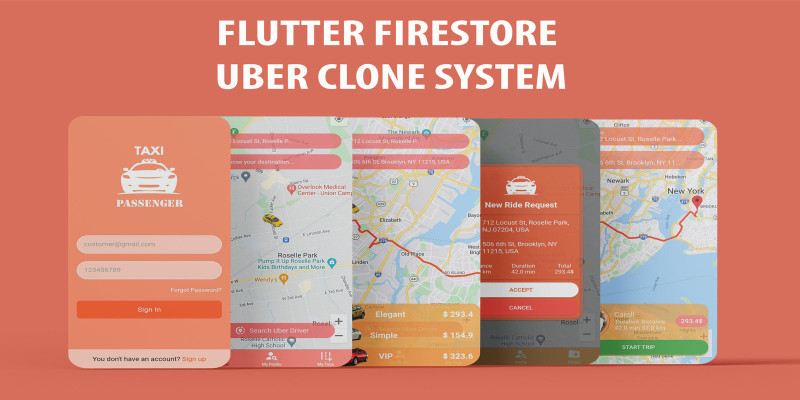 Flutter Firestore Uber Clone