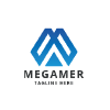 Me Gamer Letter M Logo