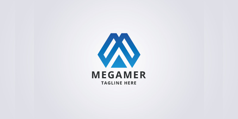 Me Gamer Letter M Logo