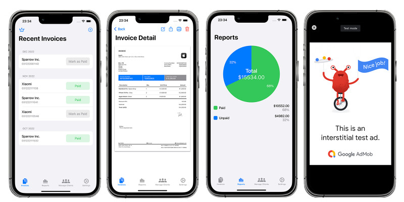 Invoice Maker App - SwiftUI Full iOS Application