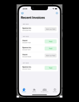 Invoice Maker App - SwiftUI Full iOS Application Screenshot 1