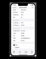 Invoice Maker App - SwiftUI Full iOS Application Screenshot 11