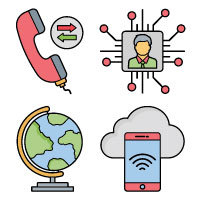 Communication and Networking Icons | SVG | EPS | A