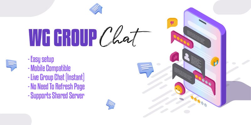 WG Group Chat  -  Live Group Chat PHP Script