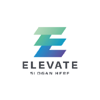 Elevate Letter E Logo