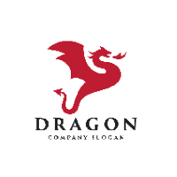 Dragon Wild Animal Logo