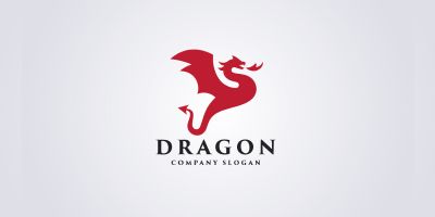 Dragon Wild Animal Logo