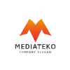 Mediateko Letter M Logo