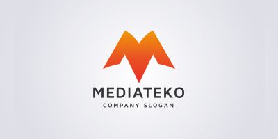 Mediateko Letter M Logo