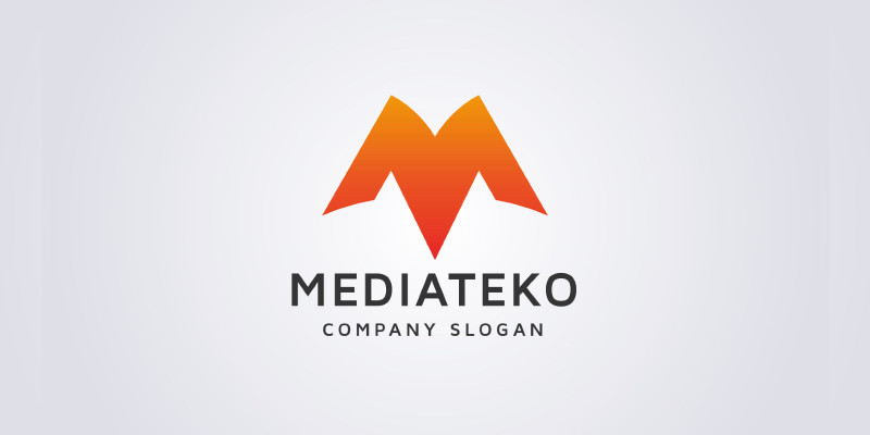 Mediateko Letter M Logo