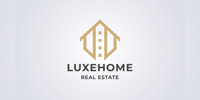 Luxe Home Pro Logo Template