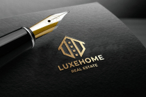 Luxe Home Pro Logo Template Screenshot 1