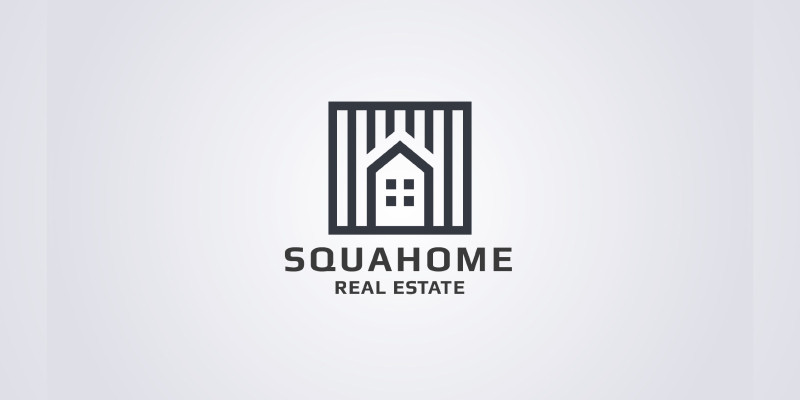 Square Home Pro Logo Template