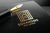 Square Home Pro Logo Template Screenshot 1