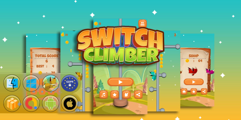 Switch Climber - Buildbox Template