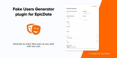 Fake Users Generator - Plugin for Epic Date 