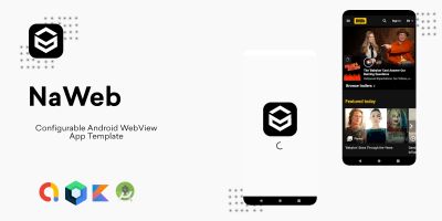  NaWeb - Configurable Android WebView App Template