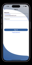 iOS User Auth with Firebase Email Password Screenshot 2