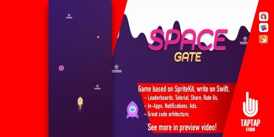 Space Gate - iOS Game Source Code