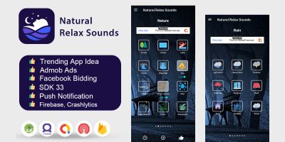 Relax Meditation Sounds App Android Source Code