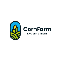 Corn Farm Logo Design