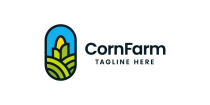 Corn Farm Logo Design Screenshot 1